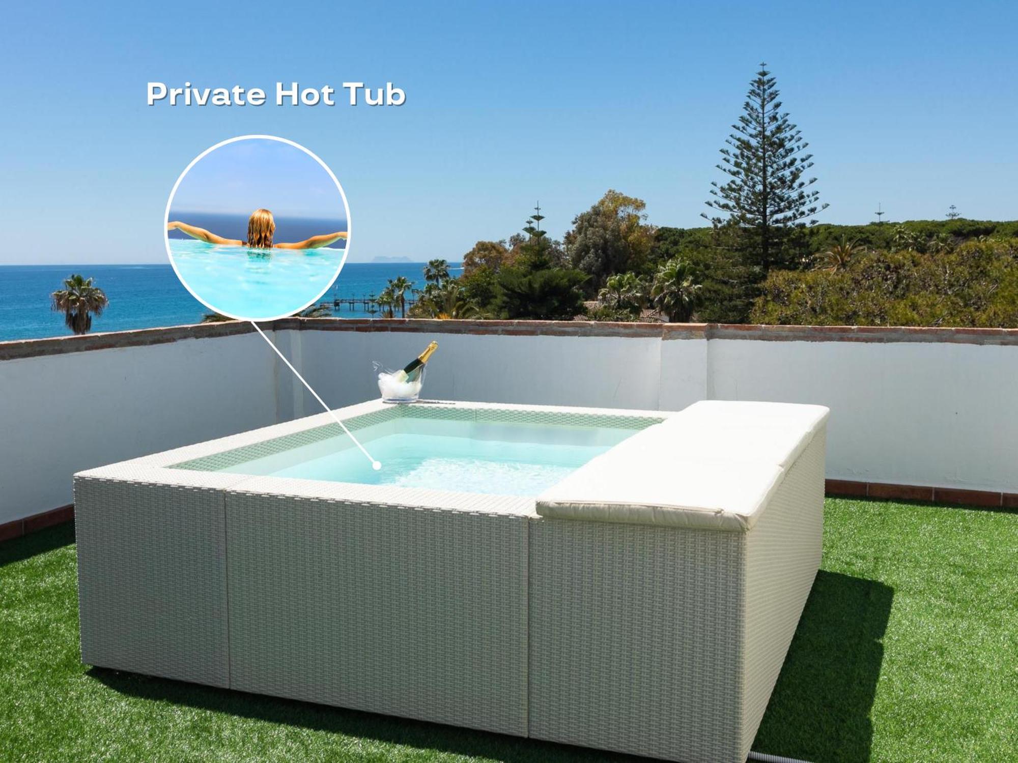 Vacation Marbella: Beachfront Duplex Penthouse With Sea View & Jacuzzi * Marbella
